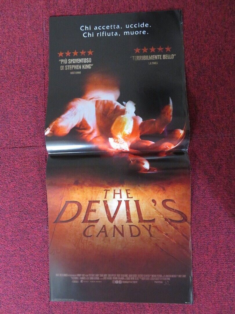 THE DEVIL'S CANDY ITALIAN LOCANDINA (26.5"x12.5") POSTER ETHAN EMBRY 2015 Movie posters
