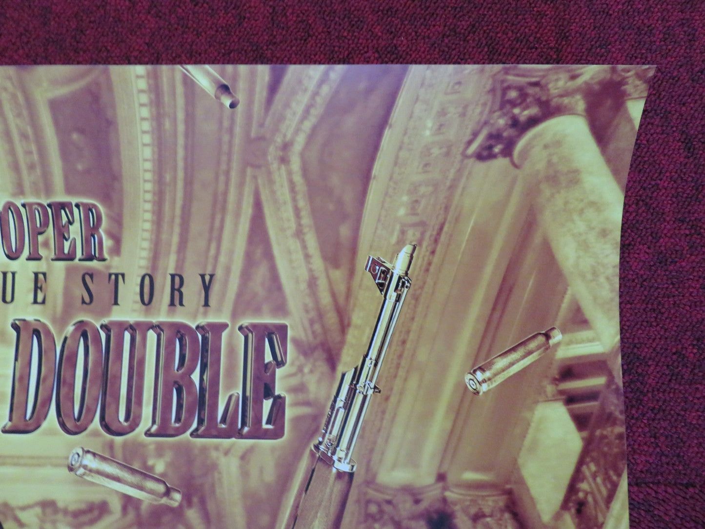 THE DEVIL'S DOUBLE US ONE SHEET ROLLED POSTER DOMINIC COOPER L. SAGNIER 2011 Rendezvous Cinema Movie posters