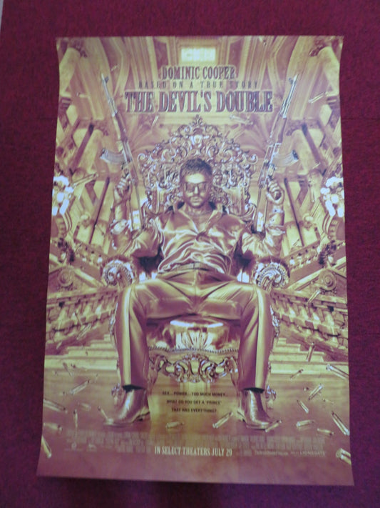 THE DEVIL'S DOUBLE US ONE SHEET ROLLED POSTER DOMINIC COOPER L. SAGNIER 2011 Rendezvous Cinema Movie posters