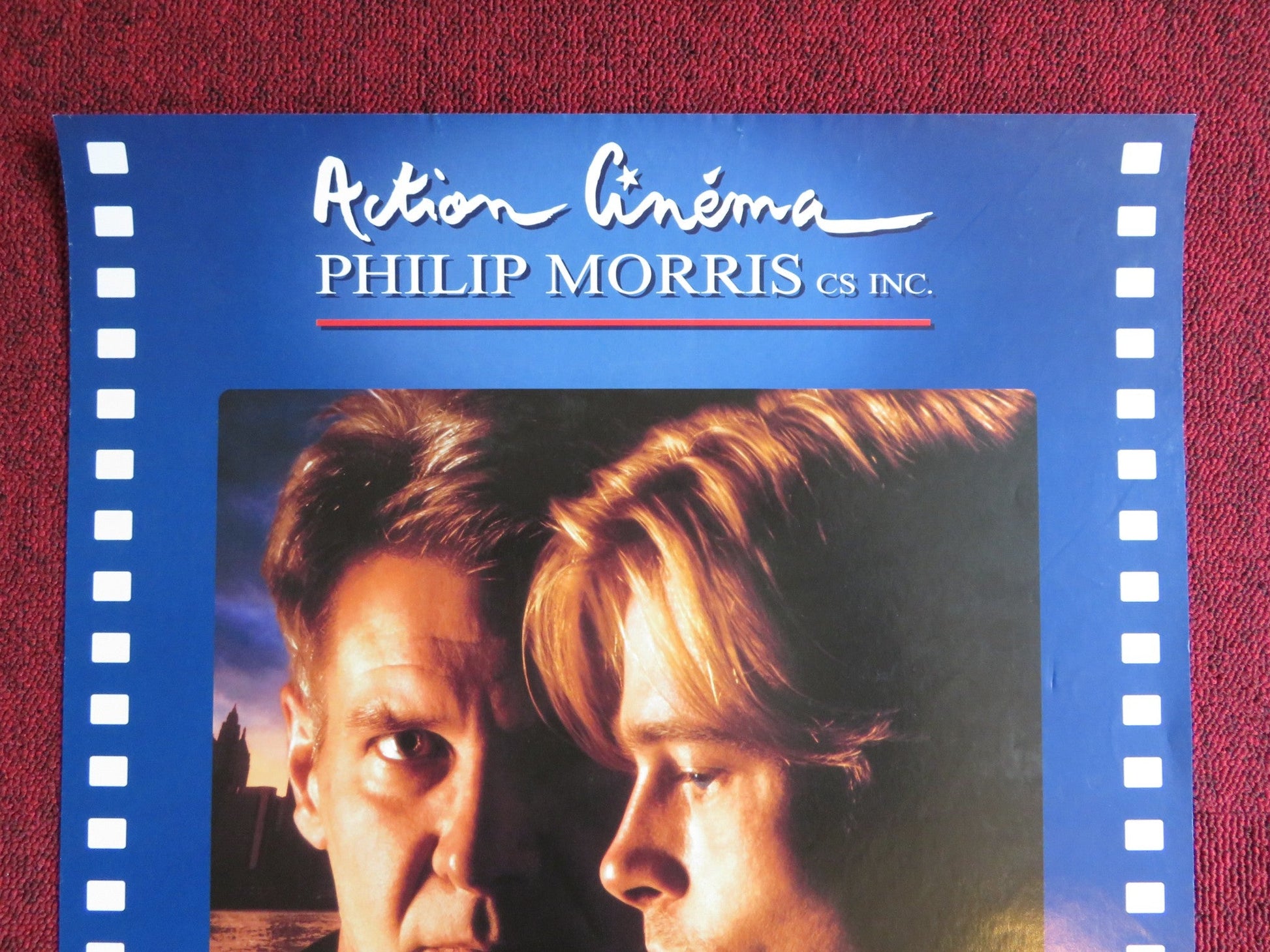 THE DEVIL'S OWN FRENCH POSTER HARRISON FORD BRAD PITT 1997 Rendezvous Cinema Movie posters