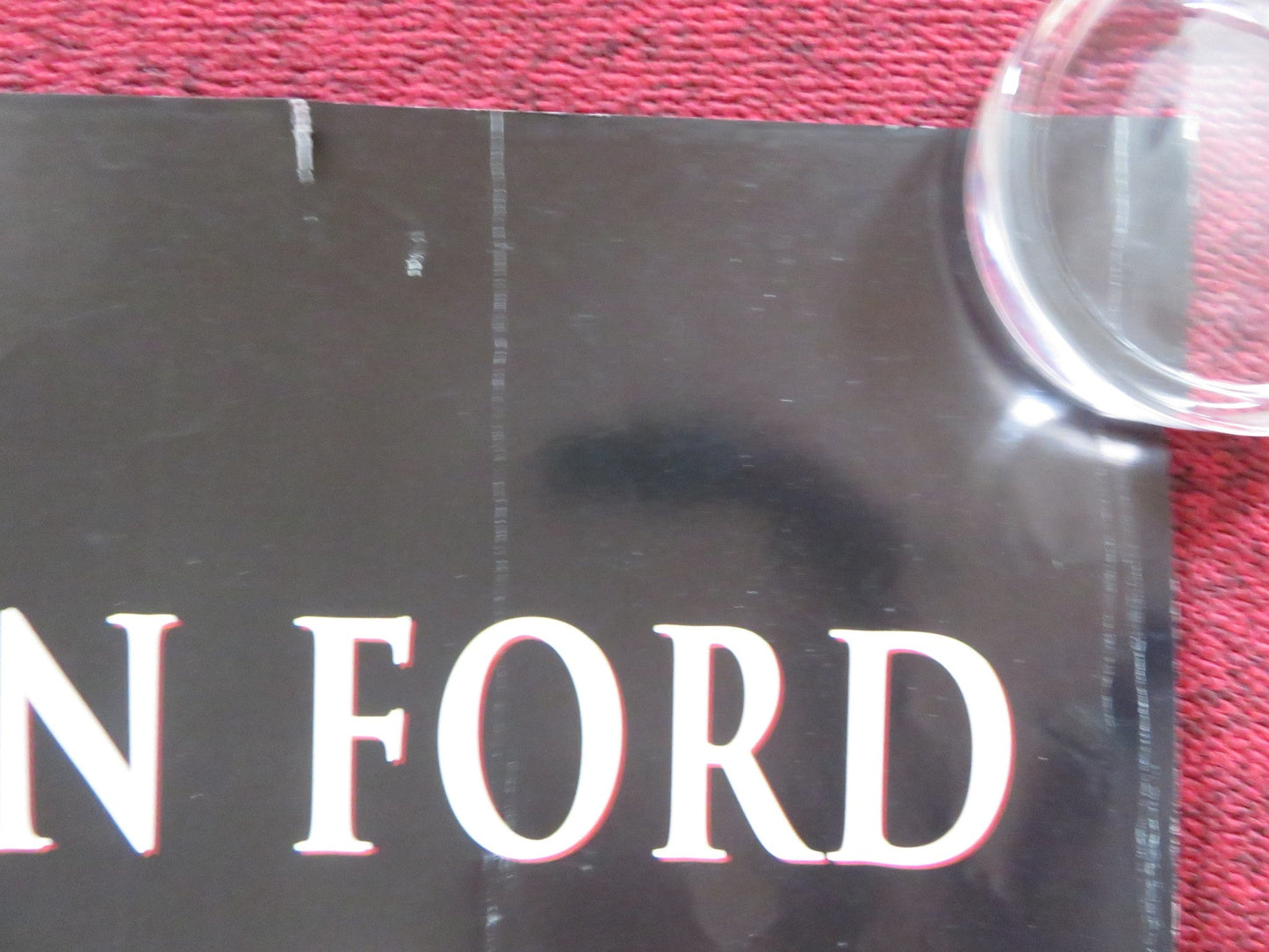 THE DEVIL'S OWN UK QUAD (30"x 40") ROLLED POSTER BRAD PITT HARRISON FORD 1997 Rendezvous Cinema Movie posters