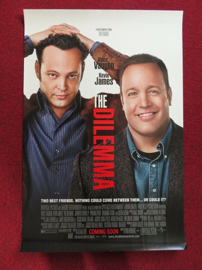 THE DILEMMA US ONE SHEET ROLLED POSTER VINCE VAUGHN KEVIN JAMES 2011 Movie posters