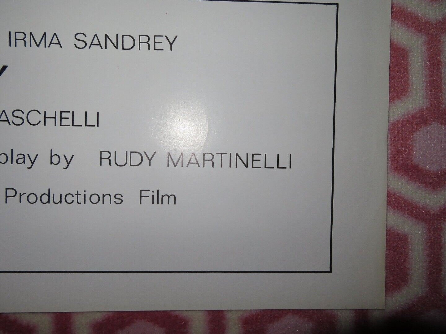 THE DINNER PARTY FOLDED US ONE SHEET POSTER ALEXANDRA GUARNASCHE 1979 Movie posters