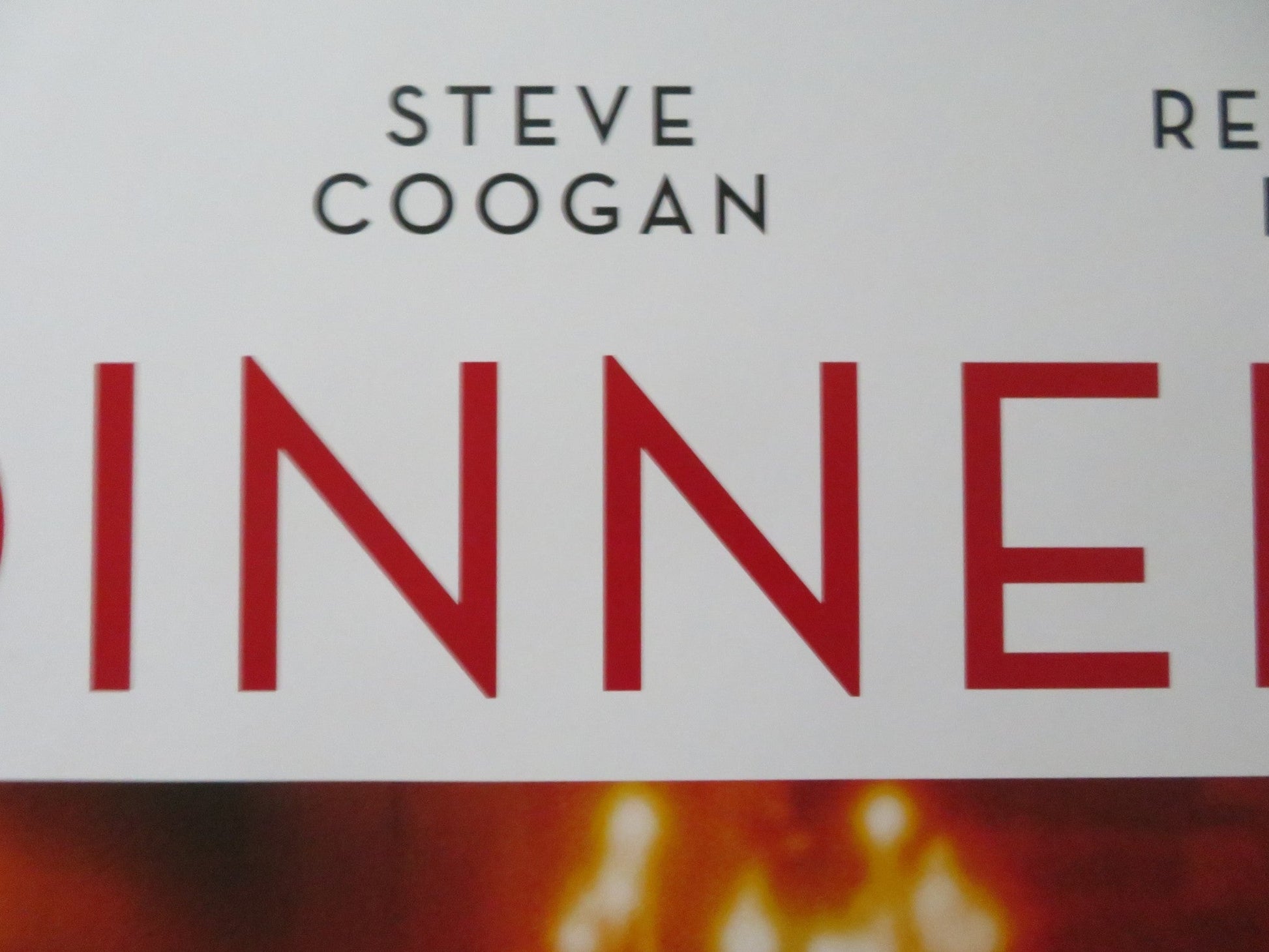 THE DINNER UK QUAD ROLLED POSTER RICHARD GERE STEVE COOGAN 2017 Rendezvous Cinema Movie posters