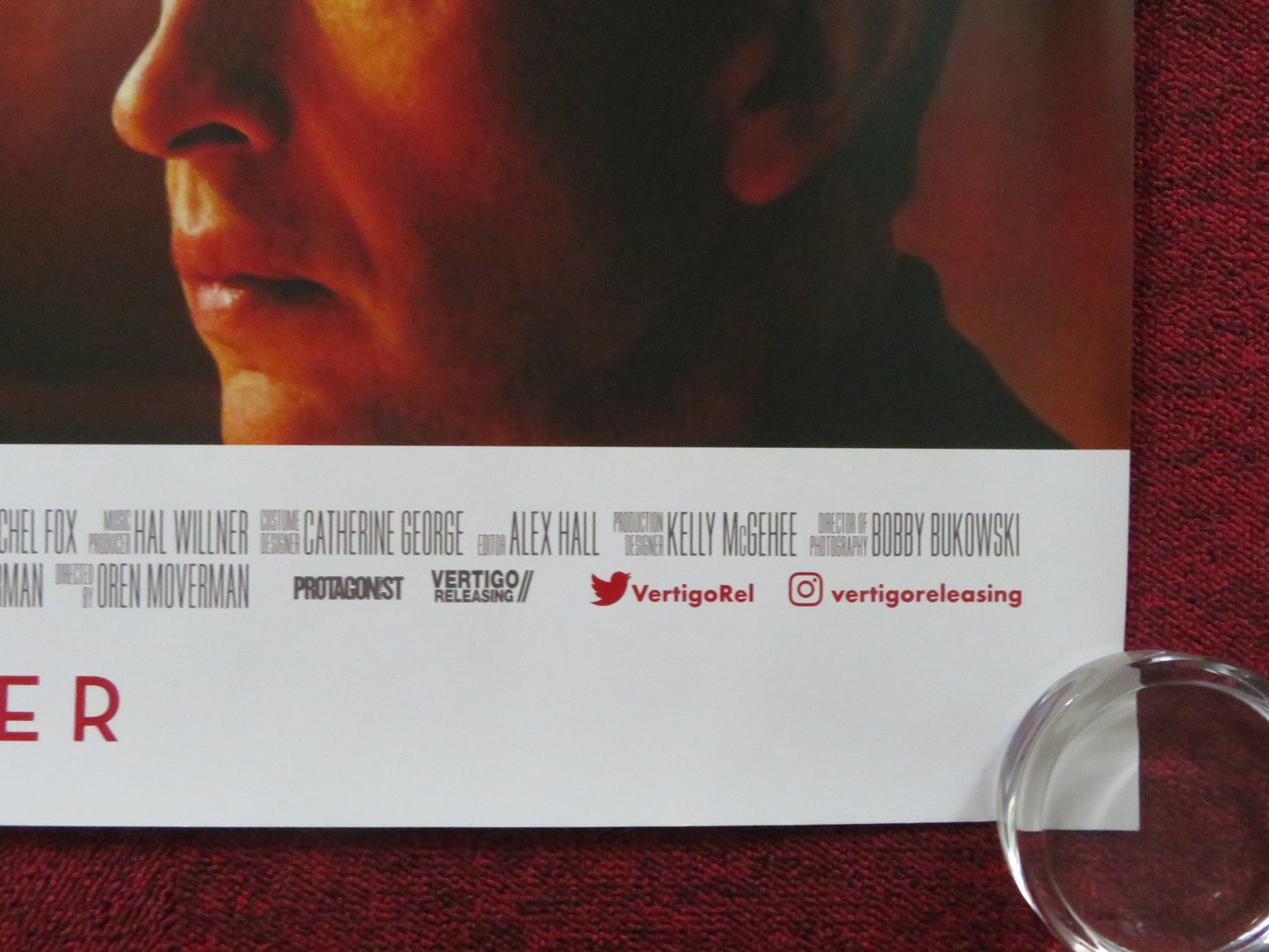 THE DINNER UK QUAD ROLLED POSTER RICHARD GERE STEVE COOGAN 2017 Rendezvous Cinema Movie posters