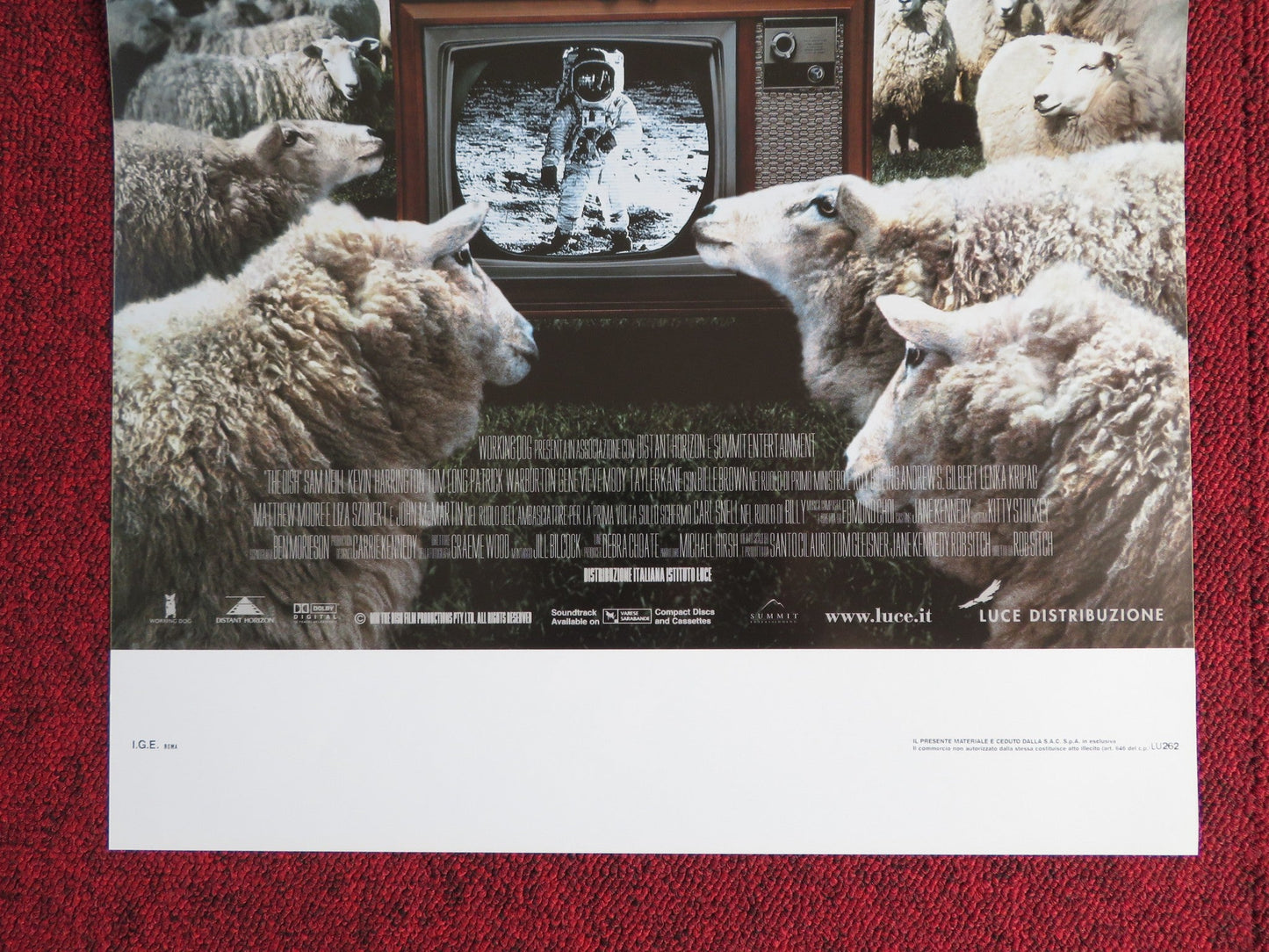 THE DISH ITALIAN LOCANDINA POSTER SAM NEILL BILLY MITCHELL 2000 Rendezvous Cinema Movie posters