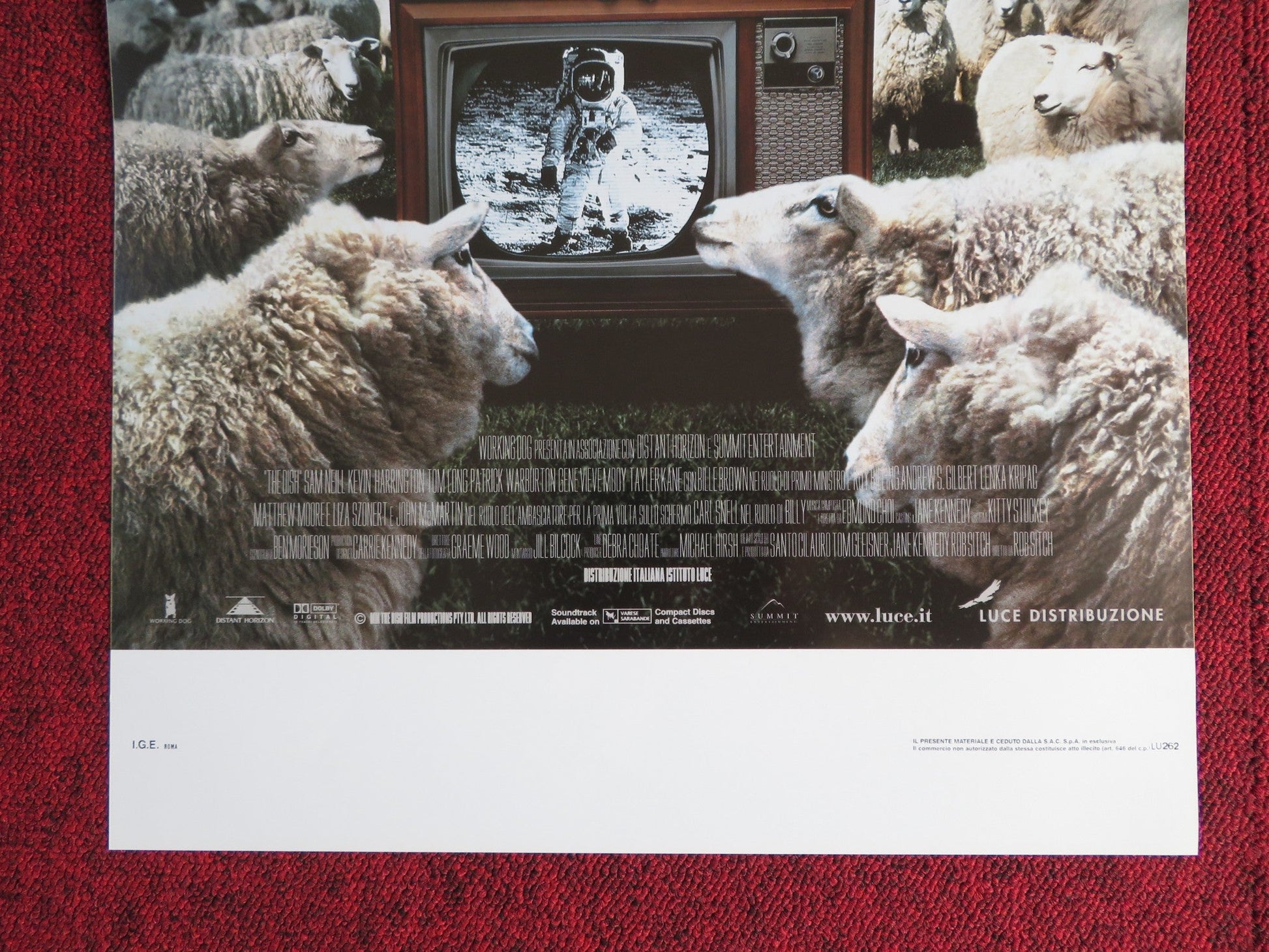 THE DISH ITALIAN LOCANDINA POSTER SAM NEILL BILLY MITCHELL 2000 Rendezvous Cinema Movie posters