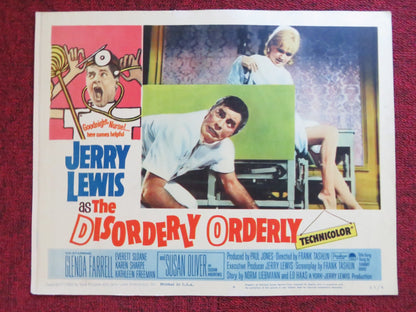 THE DISORDERLY ORDERLY US LOBBY CARD FULL SET JERRY LEWIS GLENDA FARRELL 1965 Rendezvous Cinema Movie posters