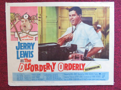 THE DISORDERLY ORDERLY US LOBBY CARD FULL SET JERRY LEWIS GLENDA FARRELL 1965 Rendezvous Cinema Movie posters