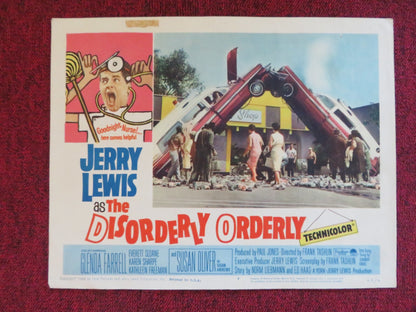 THE DISORDERLY ORDERLY US LOBBY CARD FULL SET JERRY LEWIS GLENDA FARRELL 1965 Rendezvous Cinema Movie posters