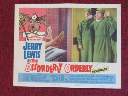 THE DISORDERLY ORDERLY US LOBBY CARD FULL SET JERRY LEWIS GLENDA FARRELL 1965 Rendezvous Cinema Movie posters