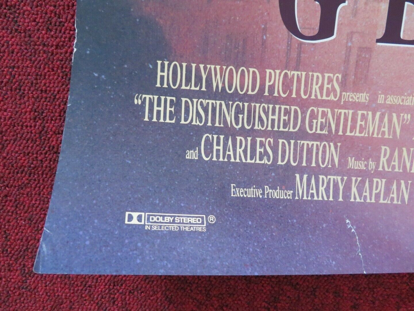 THE DISTINGUISHED GENTLEMAN US ONE SHEET ROLLED POSTER EDDIE MURPHY 1992 Movie posters