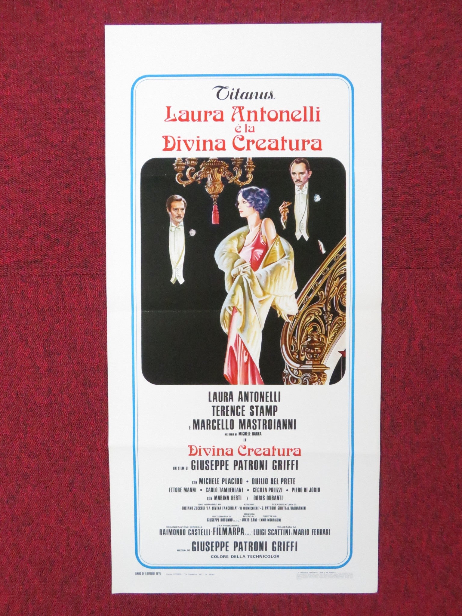 THE DIVINE NYMPH ITALIAN LOCANDINA POSTER LAURA ANTONELLI TERENCE STAMP 1975 Rendezvous Cinema Movie posters