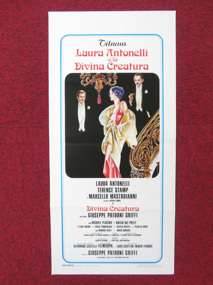 THE DIVINE NYMPH ITALIAN LOCANDINA POSTER LAURA ANTONELLI TERENCE STAMP 1975 Rendezvous Cinema Movie posters