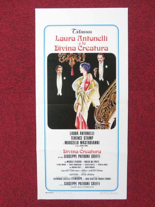 THE DIVINE NYMPH ITALIAN LOCANDINA POSTER LAURA ANTONELLI TERENCE STAMP 1975 Rendezvous Cinema Movie posters