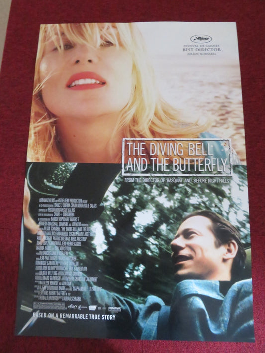 THE DIVING BELL AND THE BUTTERFLY US ONE SHEET ROLLED POSTER M. AMALRIC 2007 Rendezvous Cinema Movie posters