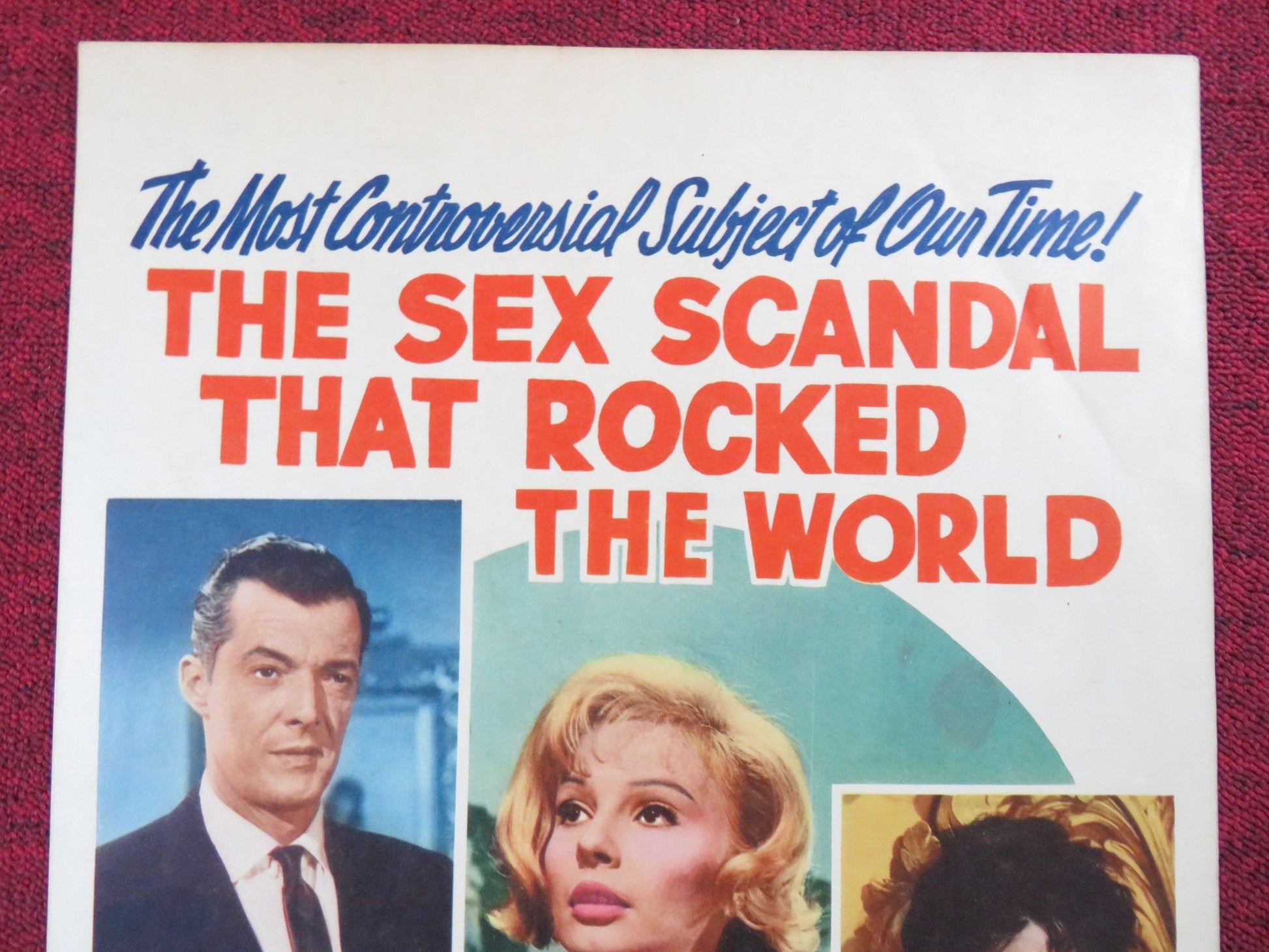 THE DOCTOR AND THE PLAYGIRL US INSERT (14"x 36") POSTER MARK O'DANIELS 1964 Rendezvous Cinema Movie posters