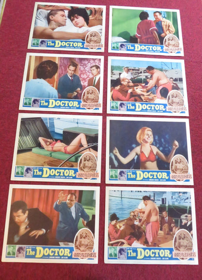 THE DOCTOR AND THE PLAYGIRL US LOBBY CARD FULL SET M.O'DANIELS A.HUTCHINSON 1964 Rendezvous Cinema Movie posters