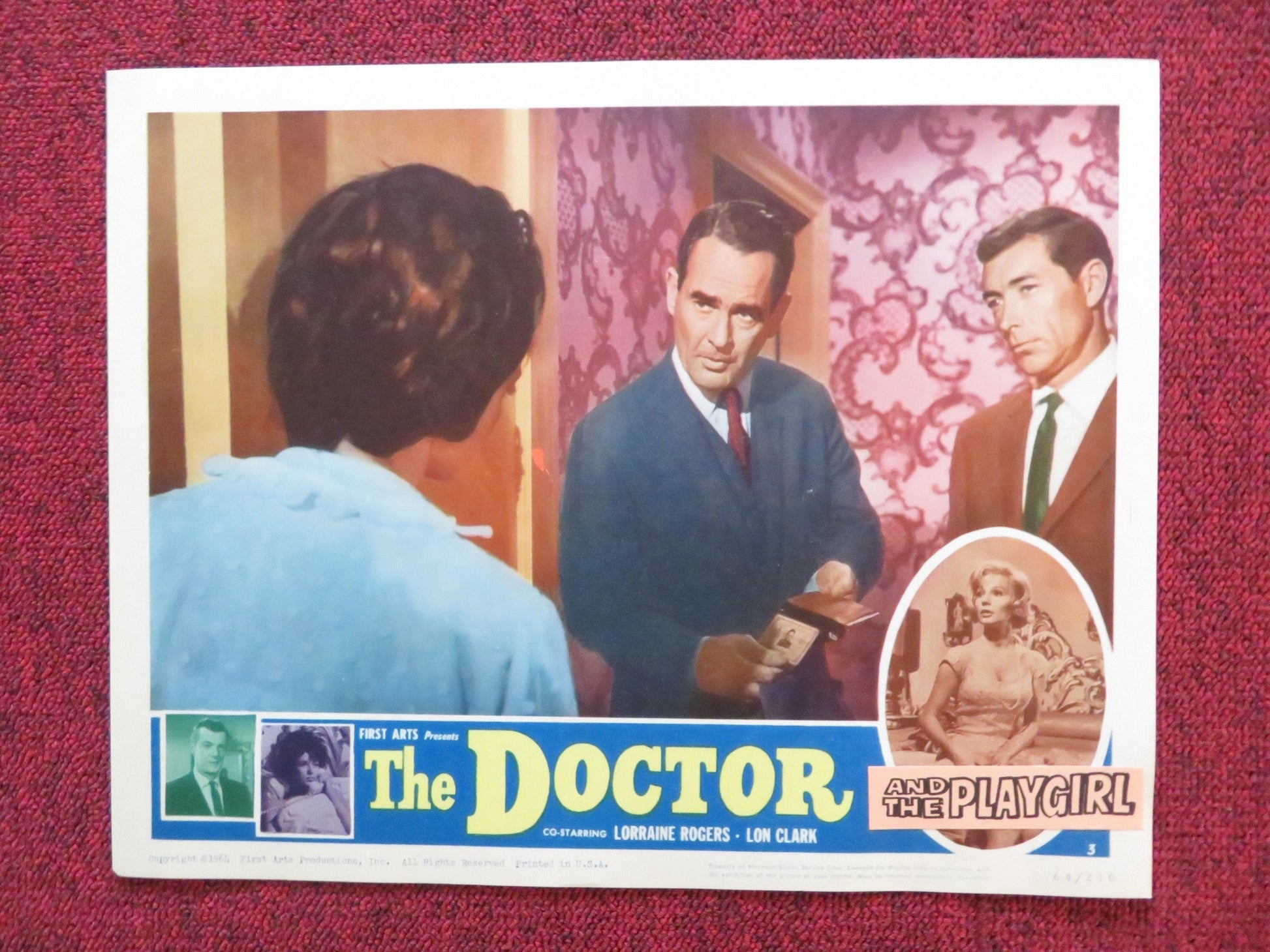 THE DOCTOR AND THE PLAYGIRL US LOBBY CARD FULL SET M.O'DANIELS A.HUTCHINSON 1964 Rendezvous Cinema Movie posters