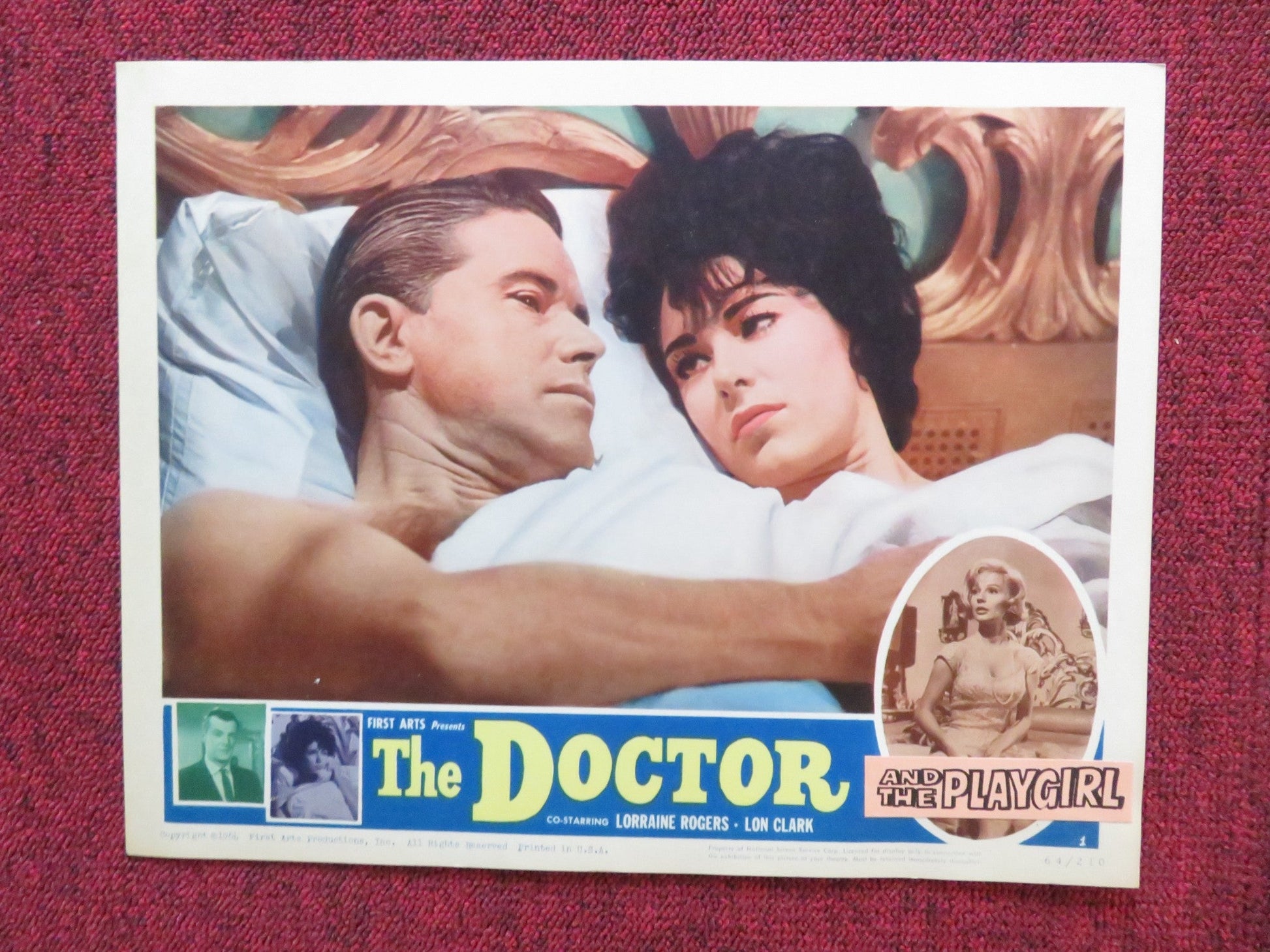 THE DOCTOR AND THE PLAYGIRL US LOBBY CARD FULL SET M.O'DANIELS A.HUTCHINSON 1964 Rendezvous Cinema Movie posters