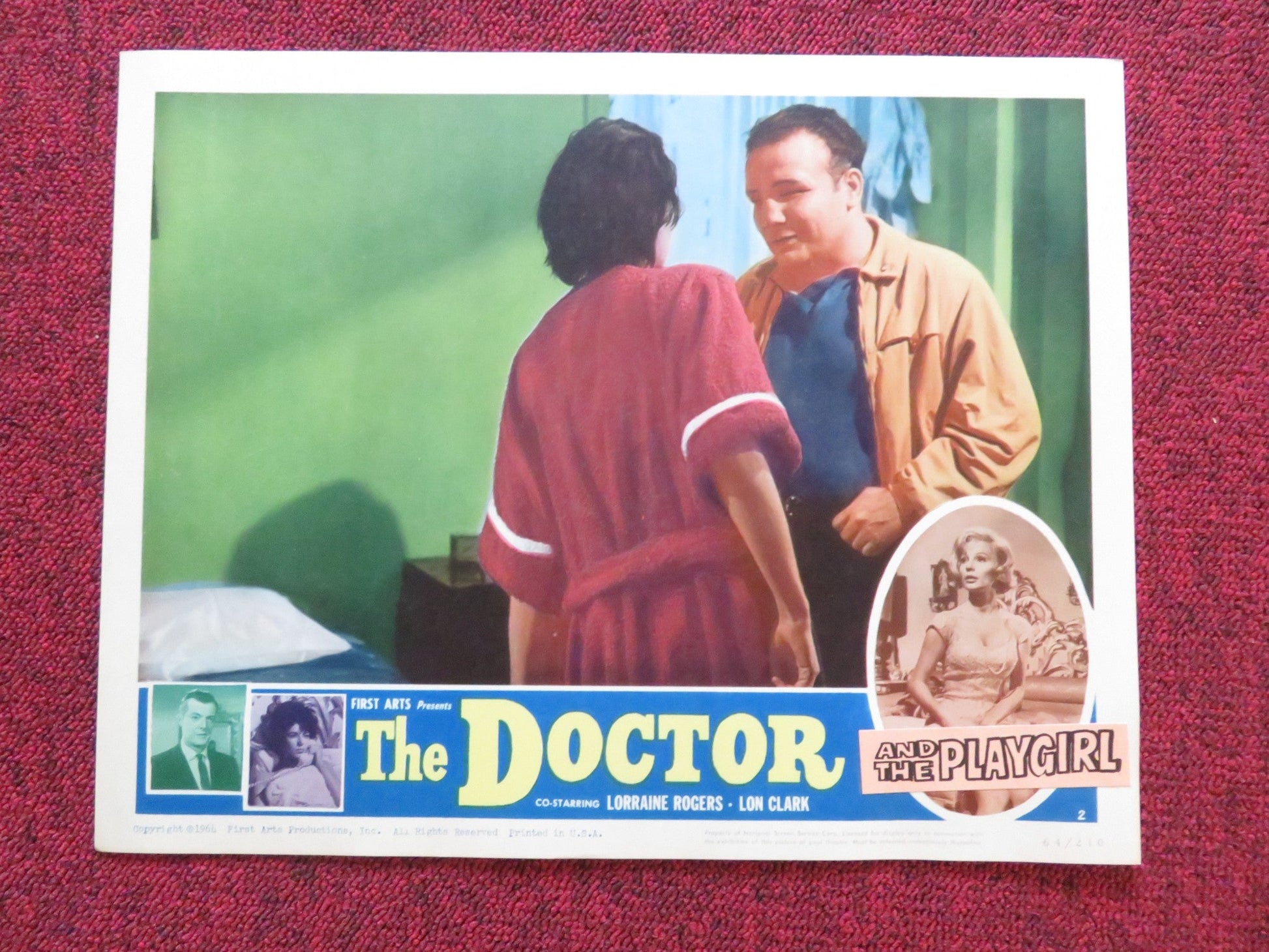 THE DOCTOR AND THE PLAYGIRL US LOBBY CARD FULL SET M.O'DANIELS A.HUTCHINSON 1964 Rendezvous Cinema Movie posters