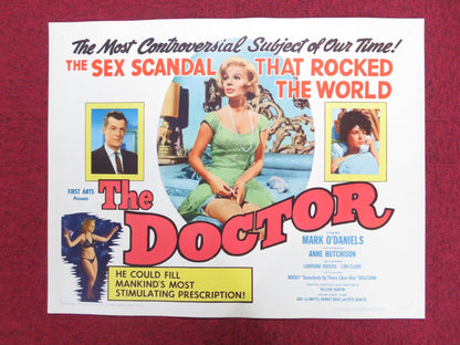 THE DOCTOR / THE DOCTOR AND THE PLAYGIRL US HALF SHEET (22"x 28") POSTER 1964 Rendezvous Cinema Movie posters
