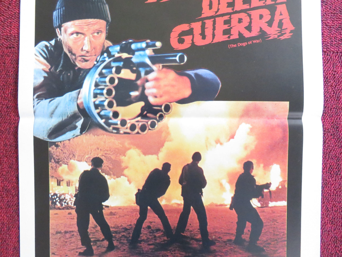 THE DOGS OF WARS ITALIAN LOCANDINA POSTER CHRISTOPHER WALKEN TOM BERENGER 1981 Rendezvous Cinema Movie posters