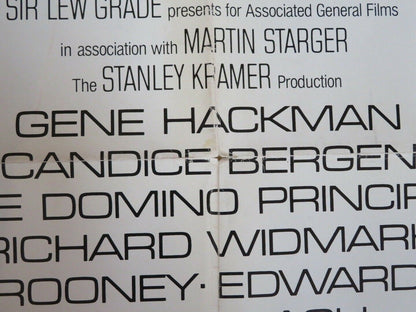 THE DOMINO PRINCIPLE FOLDED US ONE SHEET POSTER CANDICE BERGEN R WIDMARK 1977 Movie posters
