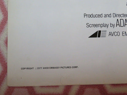 THE DOMINO PRINCIPLE FOLDED US ONE SHEET POSTER CANDICE BERGEN R WIDMARK 1977 Movie posters