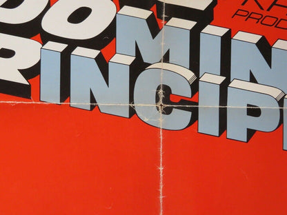 THE DOMINO PRINCIPLE FOLDED US ONE SHEET POSTER CANDICE BERGEN R WIDMARK 1977 Movie posters