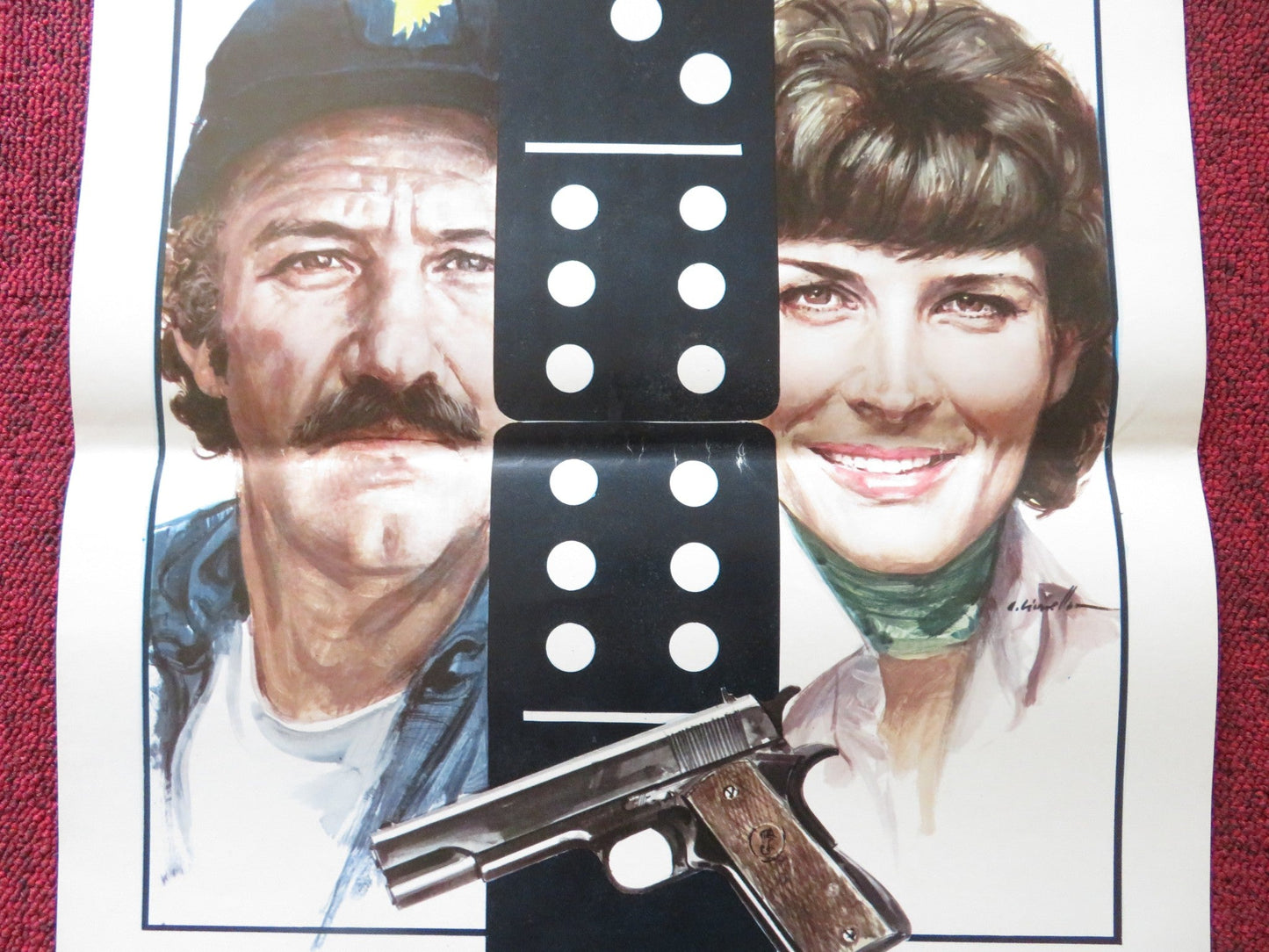 THE DOMINO PRINCIPLE ITALIAN LOCANDINA POSTER GENE HACKMAN CANDICE BERGEN 1977 Rendezvous Cinema Movie posters