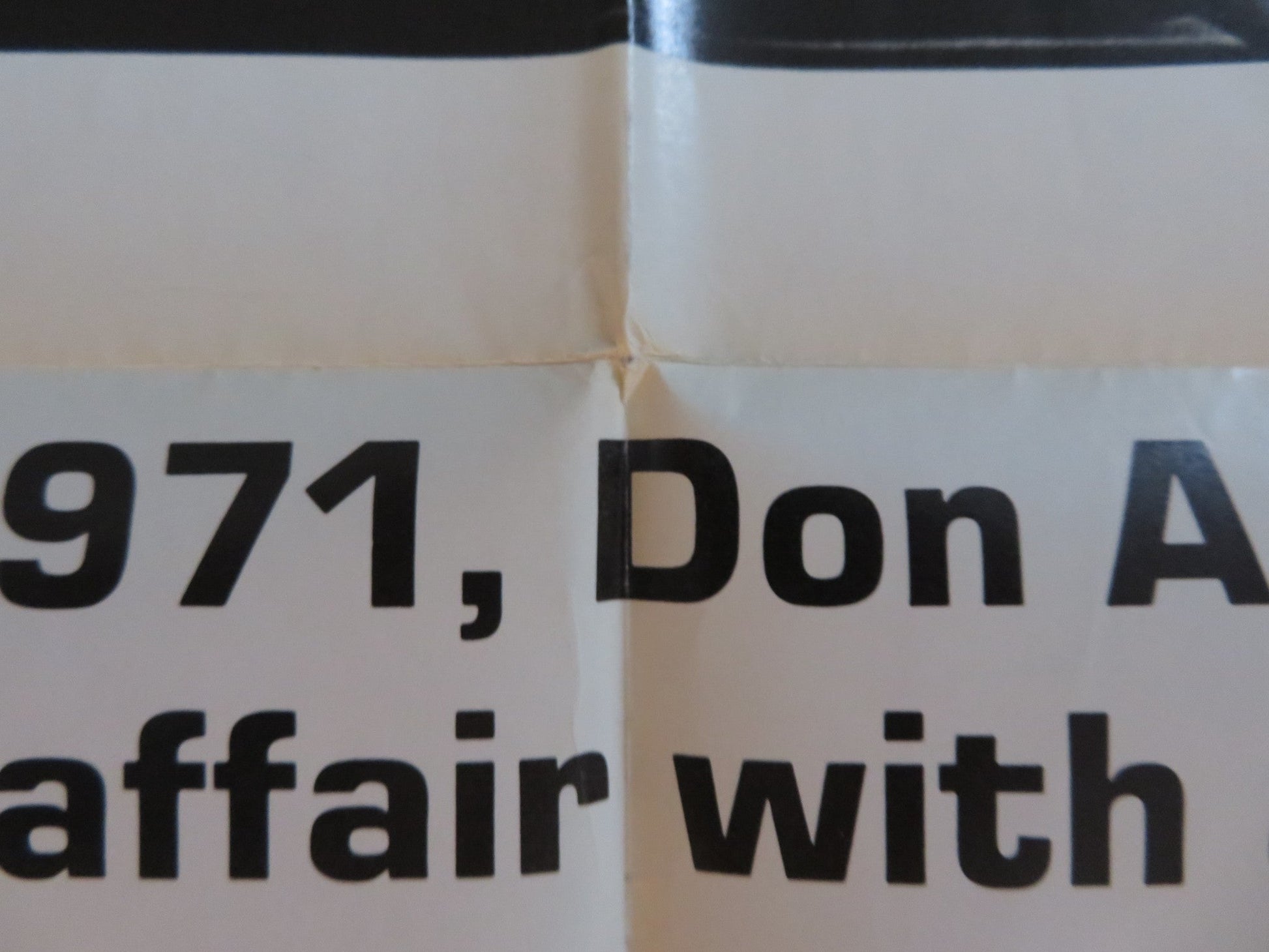THE DON IS DEAD FOLDED US ONE SHEET POSTER ANTHONY QUINN FREDERIC FORREST 1973 Rendezvous Cinema Movie posters
