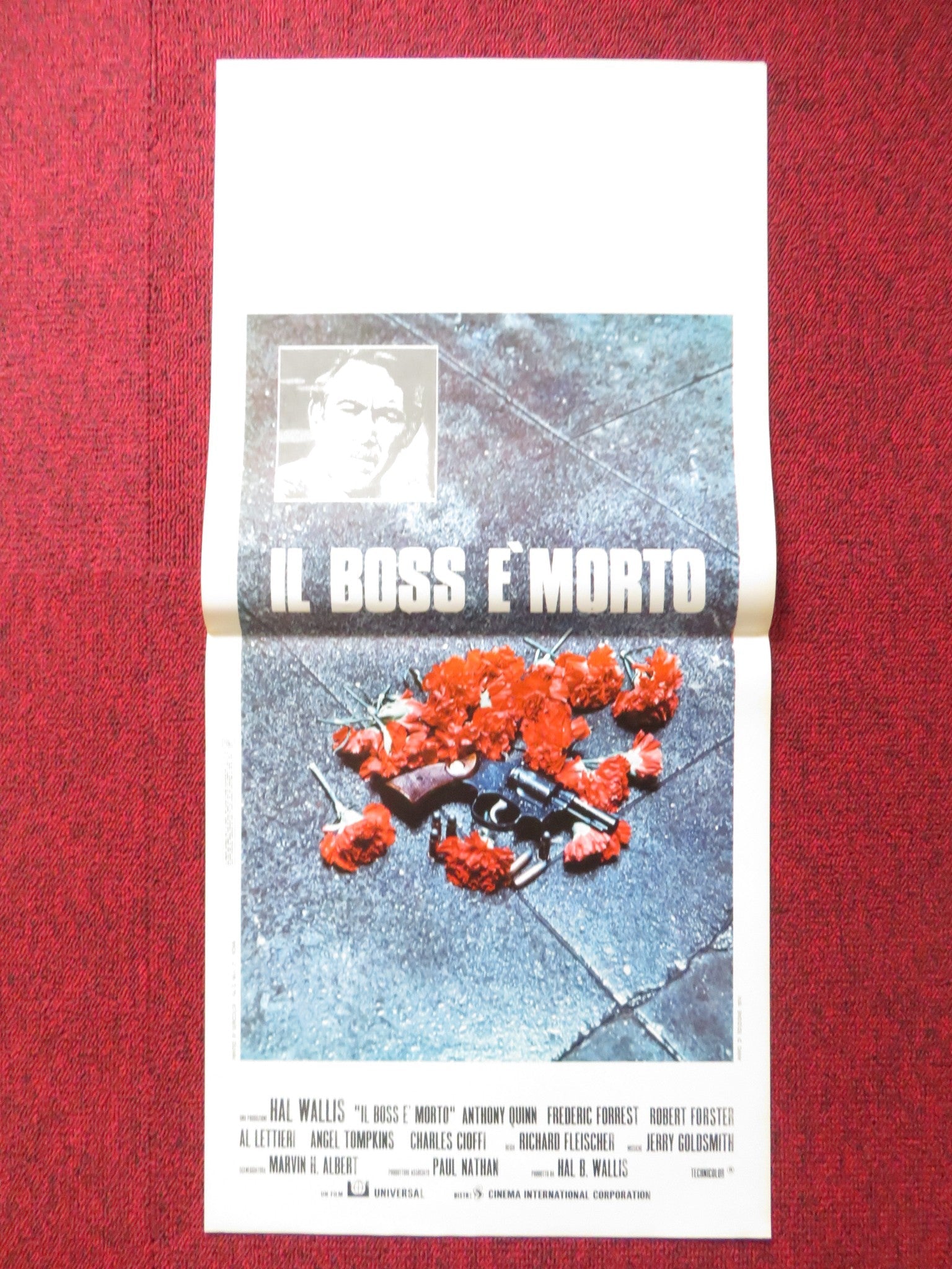 THE DON IS DEAD ITALIAN LOCANDINA POSTER ANTHONY QUINN FREDRIC FORREST 1973 Rendezvous Cinema Movie posters