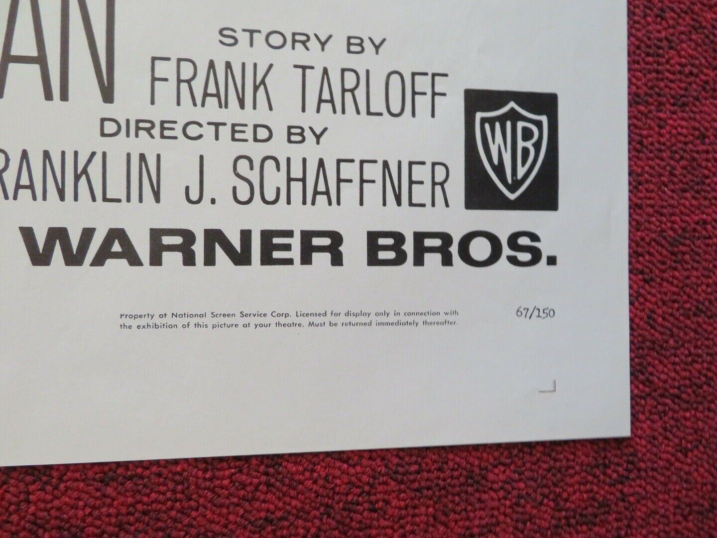 THE DOUBLE MAN FOLDED US ONE SHEET POSTER YUL BRYNNER BRITT EKLAND 1967 Movie posters