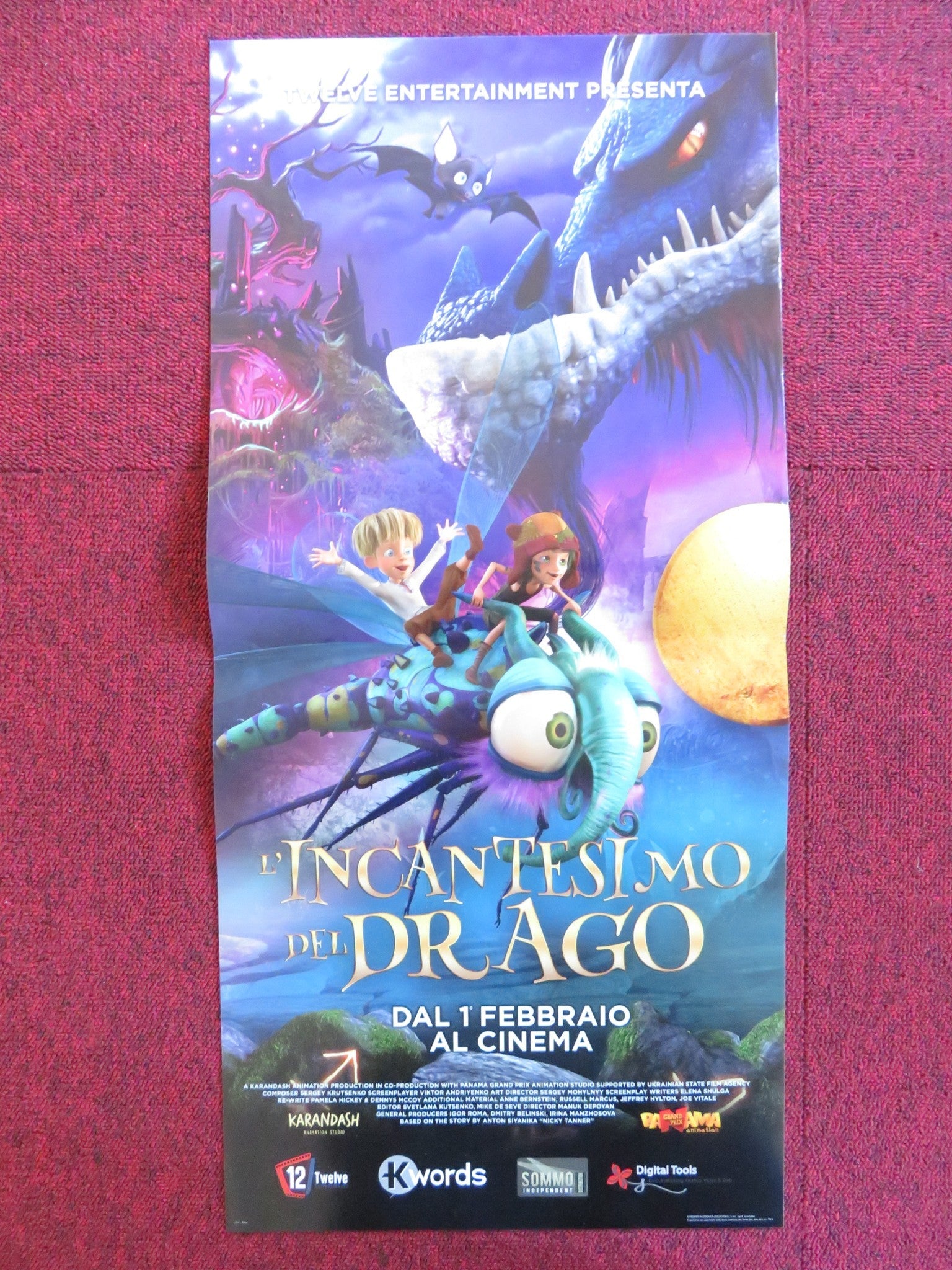 THE DRAGON SPELL ITALIAN LOCANDINA POSTER ARSEN SHAVLYUK HANNA SOBOLYEVA 2016 Rendezvous Cinema Movie posters