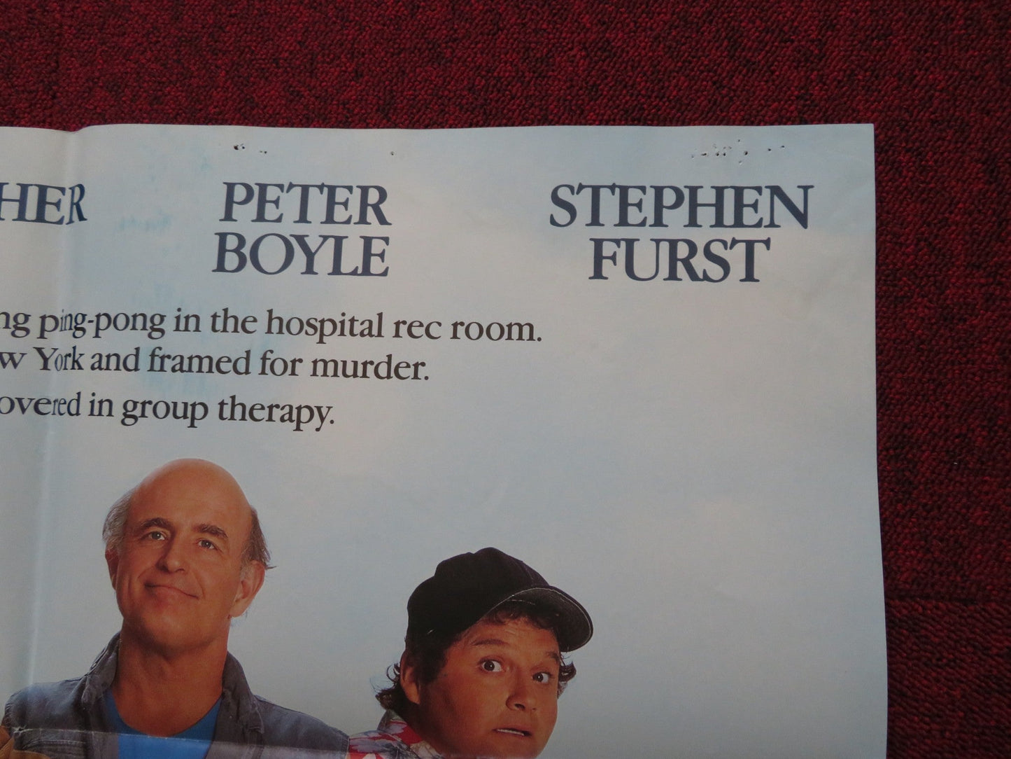 THE DREAM TEAM FOLDED US ONE SHEET POSTER MICHEAL KEATON PETER BOYLE 1989 Rendezvous Cinema Movie posters