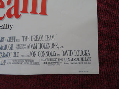THE DREAM TEAM FOLDED US ONE SHEET POSTER MICHEAL KEATON PETER BOYLE 1989 Rendezvous Cinema Movie posters