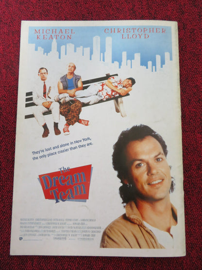 THE DREAM TEAM JAPANESE BROCHURE / PRESS BOOK MICHAEL KEATON C.LLOYD 1989 Rendezvous Cinema Movie posters