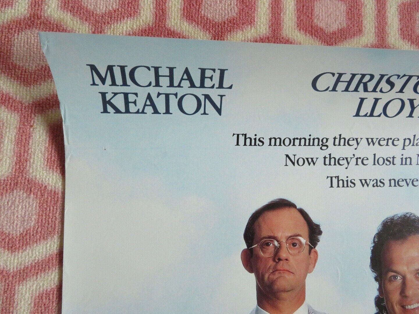 THE DREAM TEAM ONE SHEET ROLLED POSTER MICHAEL KEATON CHRISTOPHER LLOYD 1989 Movie posters