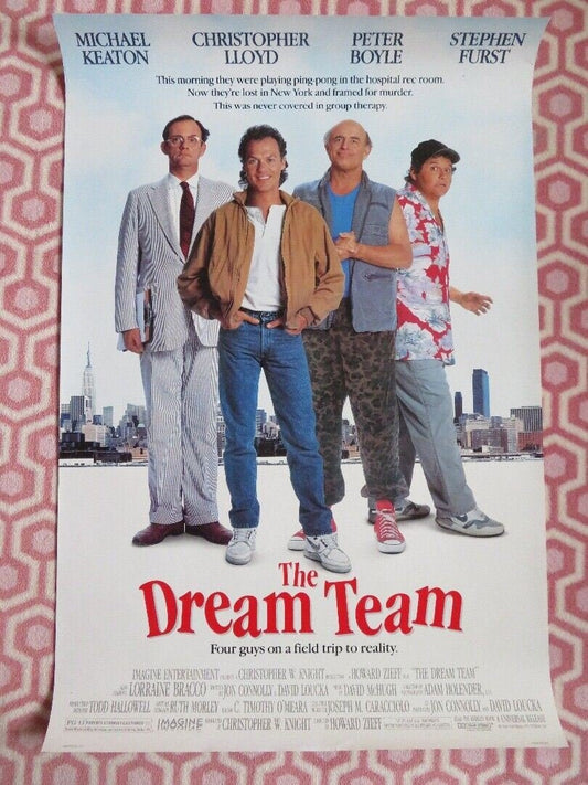 THE DREAM TEAM ONE SHEET ROLLED POSTER MICHAEL KEATON CHRISTOPHER LLOYD 1989 Movie posters