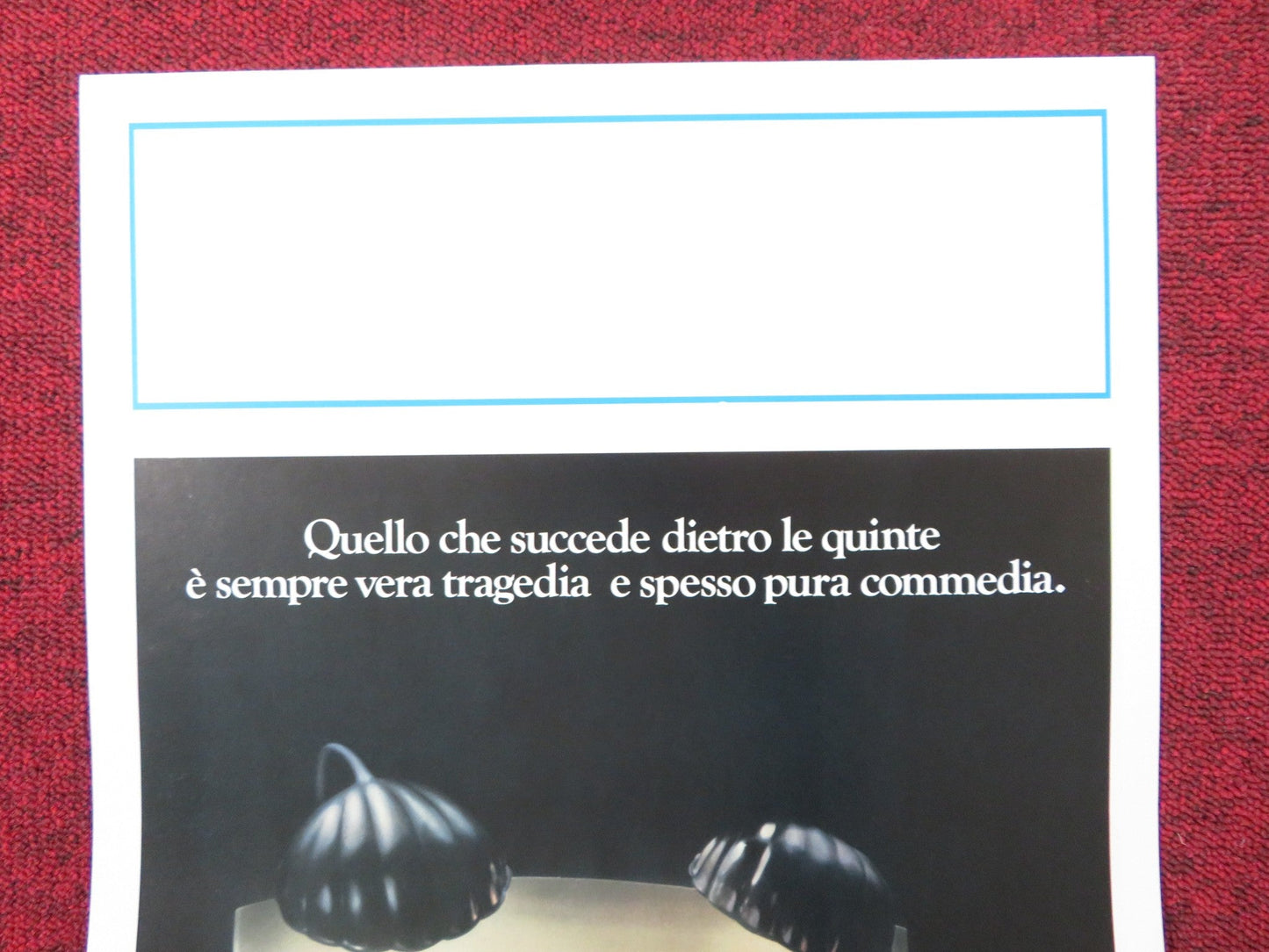 THE DRESSER ITALIAN LOCANDINA POSTER ALBERT FINNET TOM COURTENAY 1984 Rendezvous Cinema Movie posters