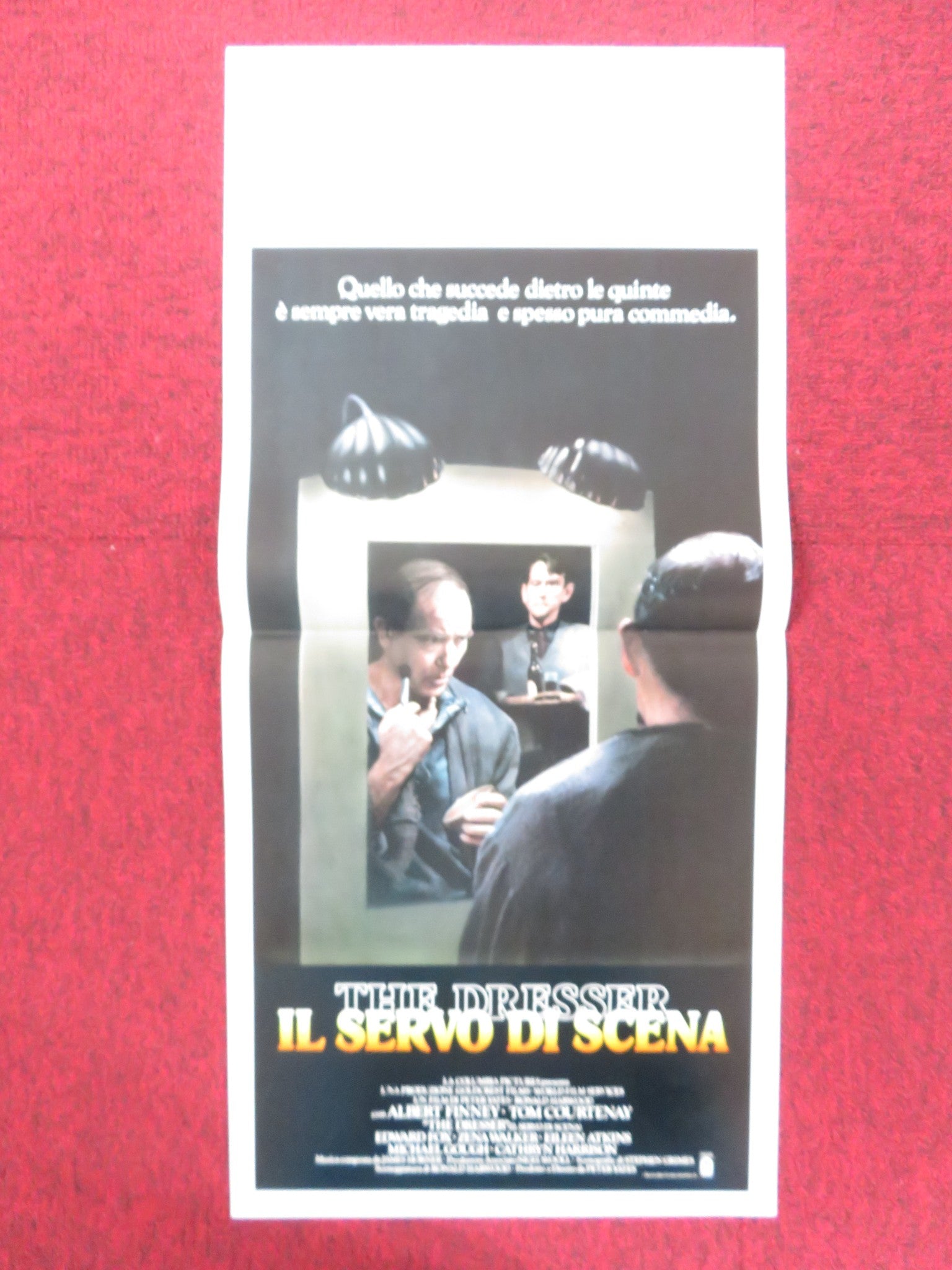 THE DRESSER ITALIAN LOCANDINA POSTER ALBERT FINNET TOM COURTENAY 1984 Rendezvous Cinema Movie posters