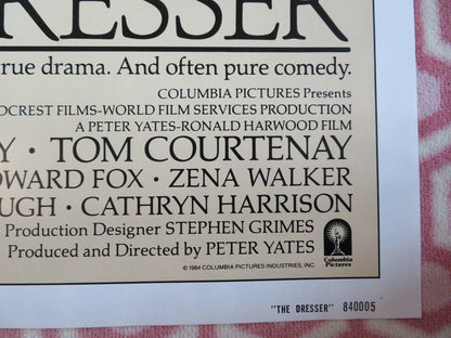 THE DRESSER US ONE SHEET POSTER ALBERT FINNEY TOM COURTENAY 1984 Movie posters