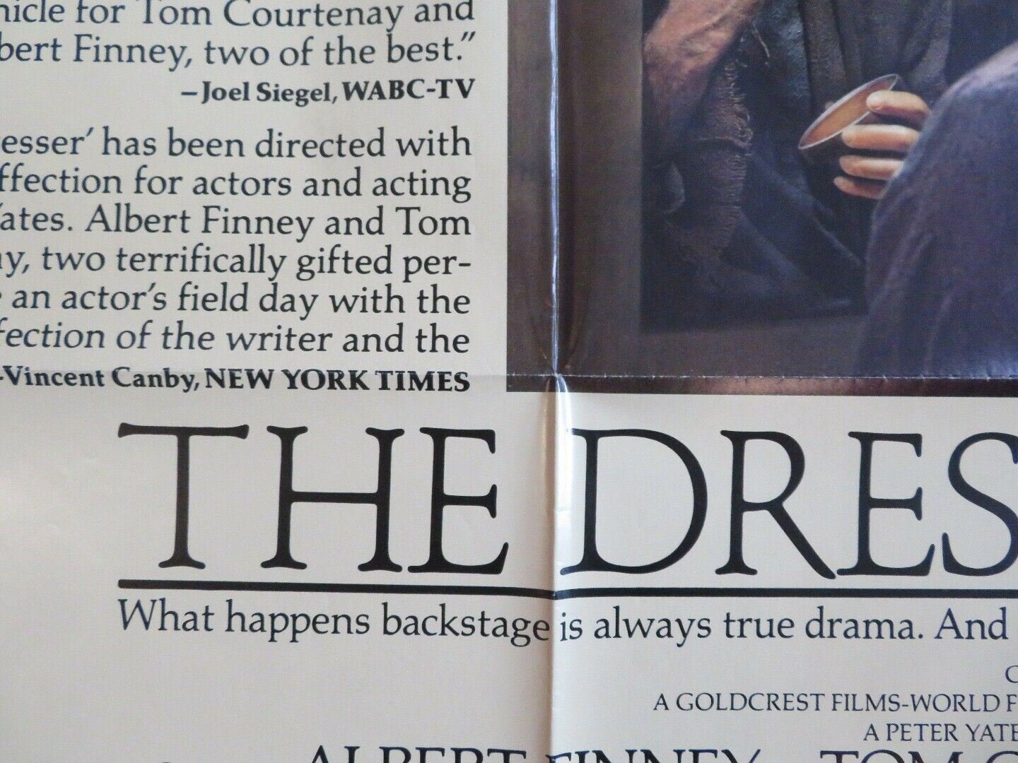 THE DRESSER US ONE SHEET POSTER ALBERT FINNEY TOM COURTENAY 1984 Movie posters