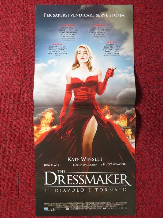 THE DRESSMAKER ITALIAN LOCANDINA (26"x12.5") POSTER KATE WINSLLETT 2015 - Rendezvous Cinema