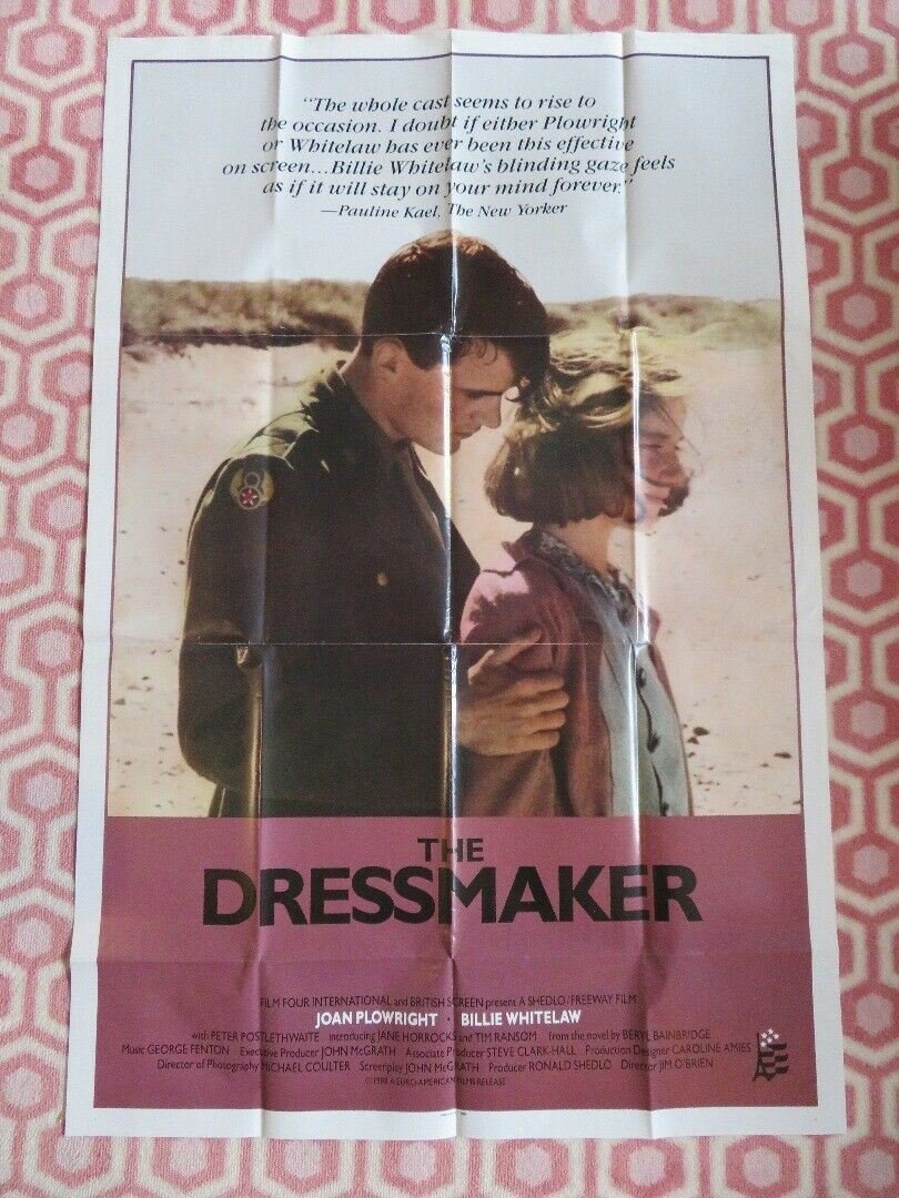 THE DRESSMAKER US ONE SHEET POSTER JOAN PLOWRIGHT BILLIE WHITELAN 1988 Movie posters