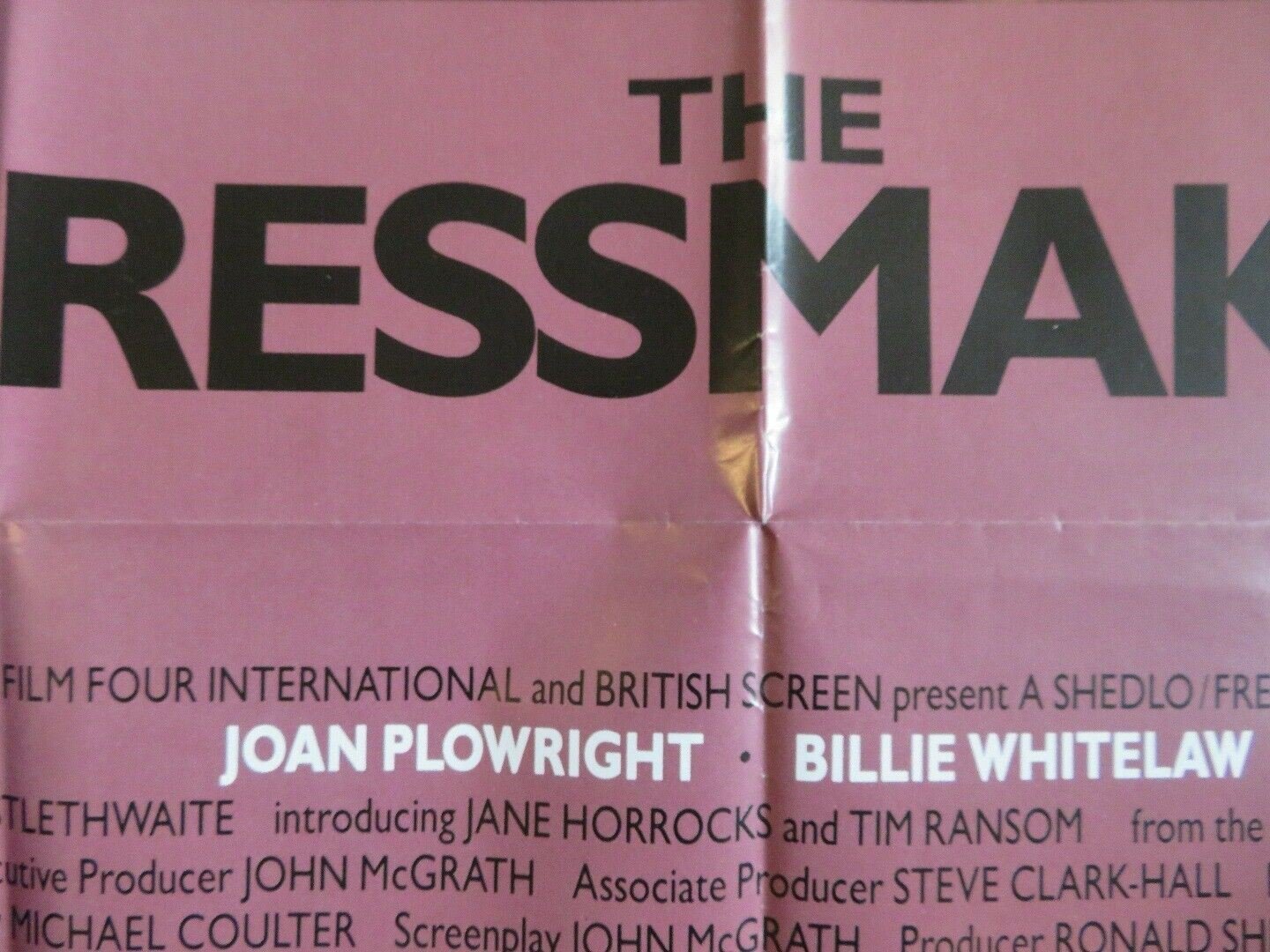THE DRESSMAKER US ONE SHEET POSTER JOAN PLOWRIGHT BILLIE WHITELAN 1988 Movie posters