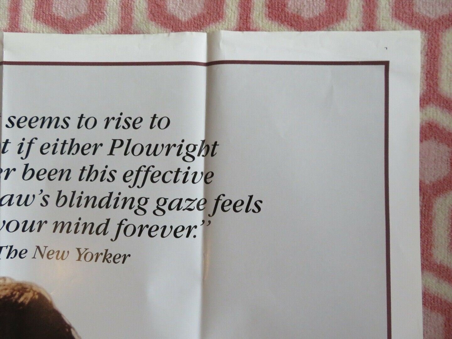 THE DRESSMAKER US ONE SHEET POSTER JOAN PLOWRIGHT BILLIE WHITELAN 1988 Movie posters