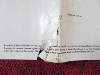 THE DROWNING POOL FOLDED US ONE SHEET POSTER PAUL NEWMAN JOANNE WOODWARD 1975 Rendezvous Cinema Movie posters