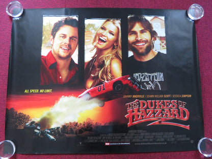 THE DUKES OF HAZZARD UK QUAD (30"x 40") ROLLED POSTER JOHNNY KNOXVILLE 2005 Rendezvous Cinema Movie posters